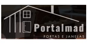 Logomarca de PORTALMAD | Soluções Completas em Esquadrias de Madeira