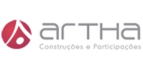 Logomarca de Artha Construções e Participações