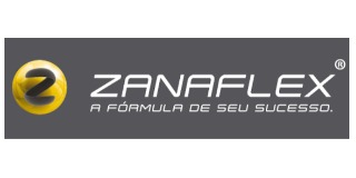 Logomarca de Zanaflex Borracha