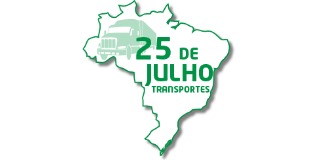 Logomarca de 25 de Julho Transportes Representações