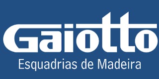 Logomarca de Gaiotto Esquadrias de Madeira e Alumínio