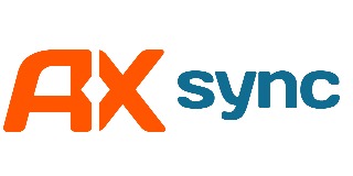 Logomarca de AX SYNC | Gestão de Impressão