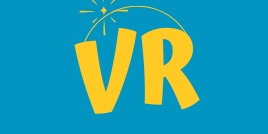 Logomarca de VR FESTAS | Aluguel de Brinquedos para Eventos