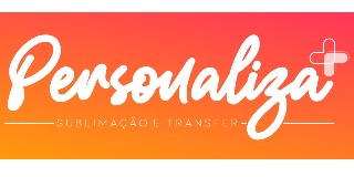 Logomarca de PERSONALIZA MAIS | Sublimação e Transfer