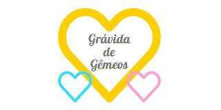 Logomarca de GRÁVIDA DE GÊMEOS | Artigos para Mamãe e Bebê