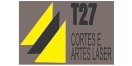 Logomarca de T27 Cortes e Artes Laser