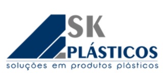 Logomarca de SK Plásticos - Indústria de Embalagem Plástica