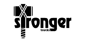 Logomarca de STRONGER TRUCKS | Trucks para Skates