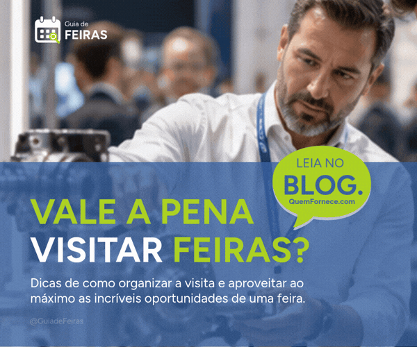 Leia em nosso blog: Por que vale a pena visitar feiras de negócios?
