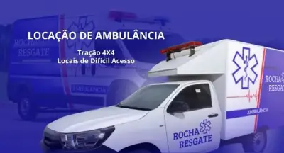 ROCHA SERV | Ambulâncias e Serviços — Locação de Ambulância 4x4
