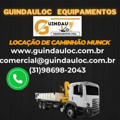 GUINDAULOC | Locação de Munck em BH e Região