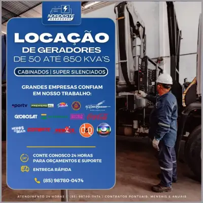 NORDESTE GERADORES | Locação de Geradores em Fortaleza — galeria 1