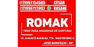 ROMAK | Máquinas de Costura